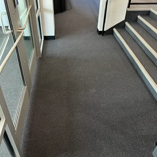 commercial carpet entryway installation